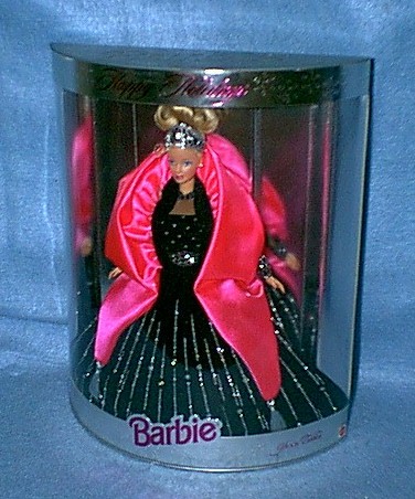 Happy Holiday Barbie  on 1998 Holiday Barbie This Beautiful 1998 Special Edition Happy Holidays